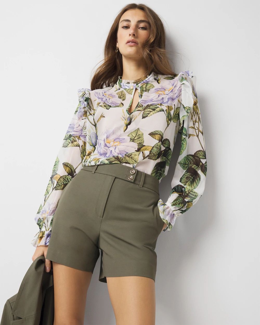 Romantic Chiffon Blouse | White House Black Market